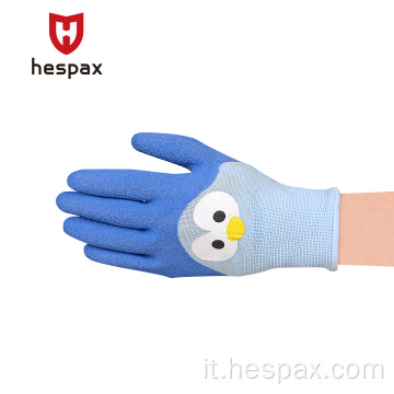 Hespax Wholesale Kids Anti-slip Latex Glass Gloves